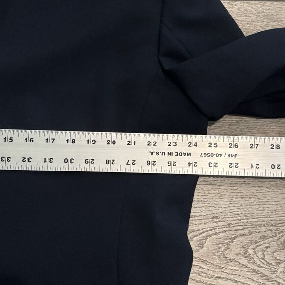 Orvis Blazer Jacket Navy Blue Men’s Size 46 Long Three Button Gold Buttons - Picture 11 of 11